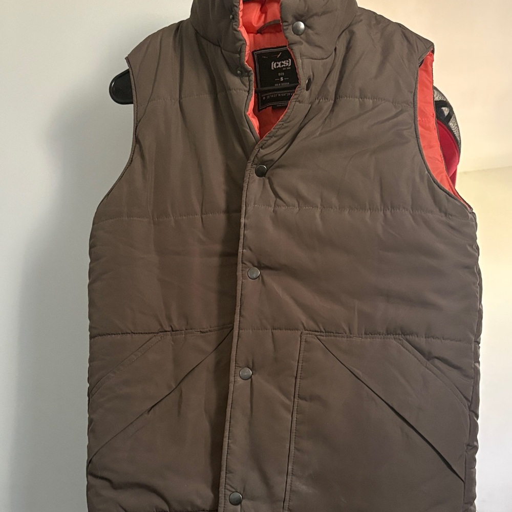Brown Puffer Vest